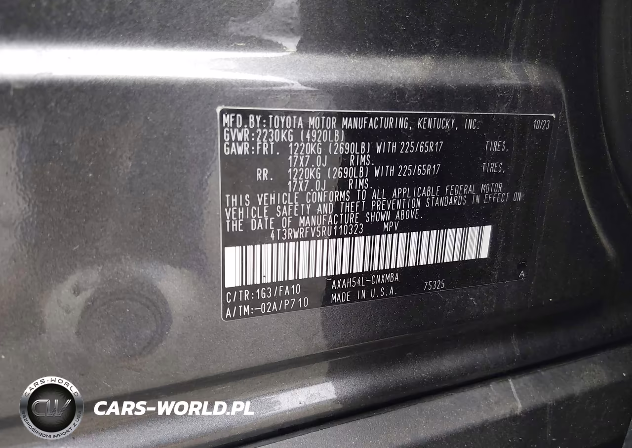 2024 Toyota Rav4 Hybrid Xle VIN:4T3RWRFV5RU110323 - 9
