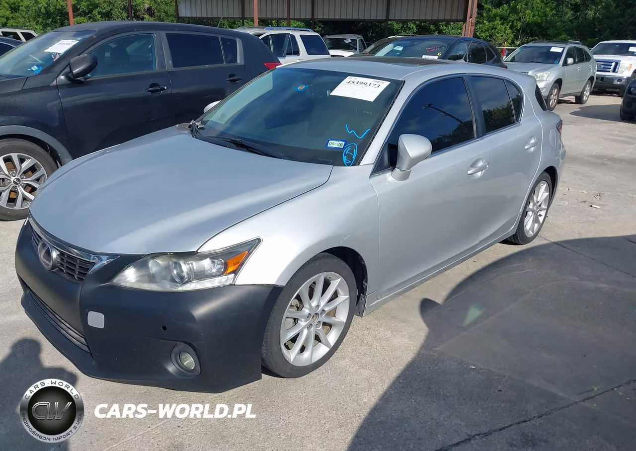 2012 Lexus Ct 200H Premium VIN:JTHKD5BH6C2115044 - 2
