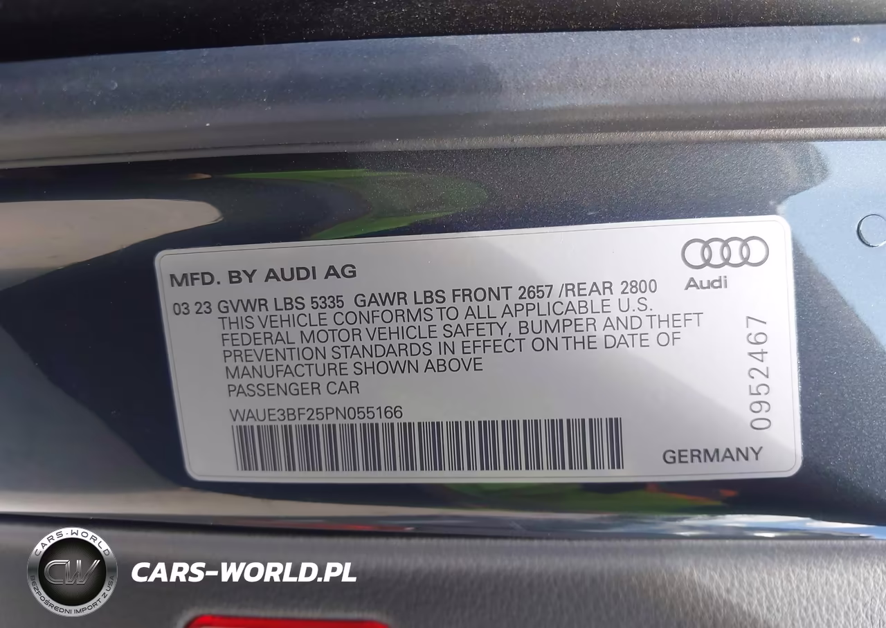 2023 Audi A6 Premium Plus 45 Tfsi Quattro S Tronic VIN:WAUE3BF25PN055166 - 9