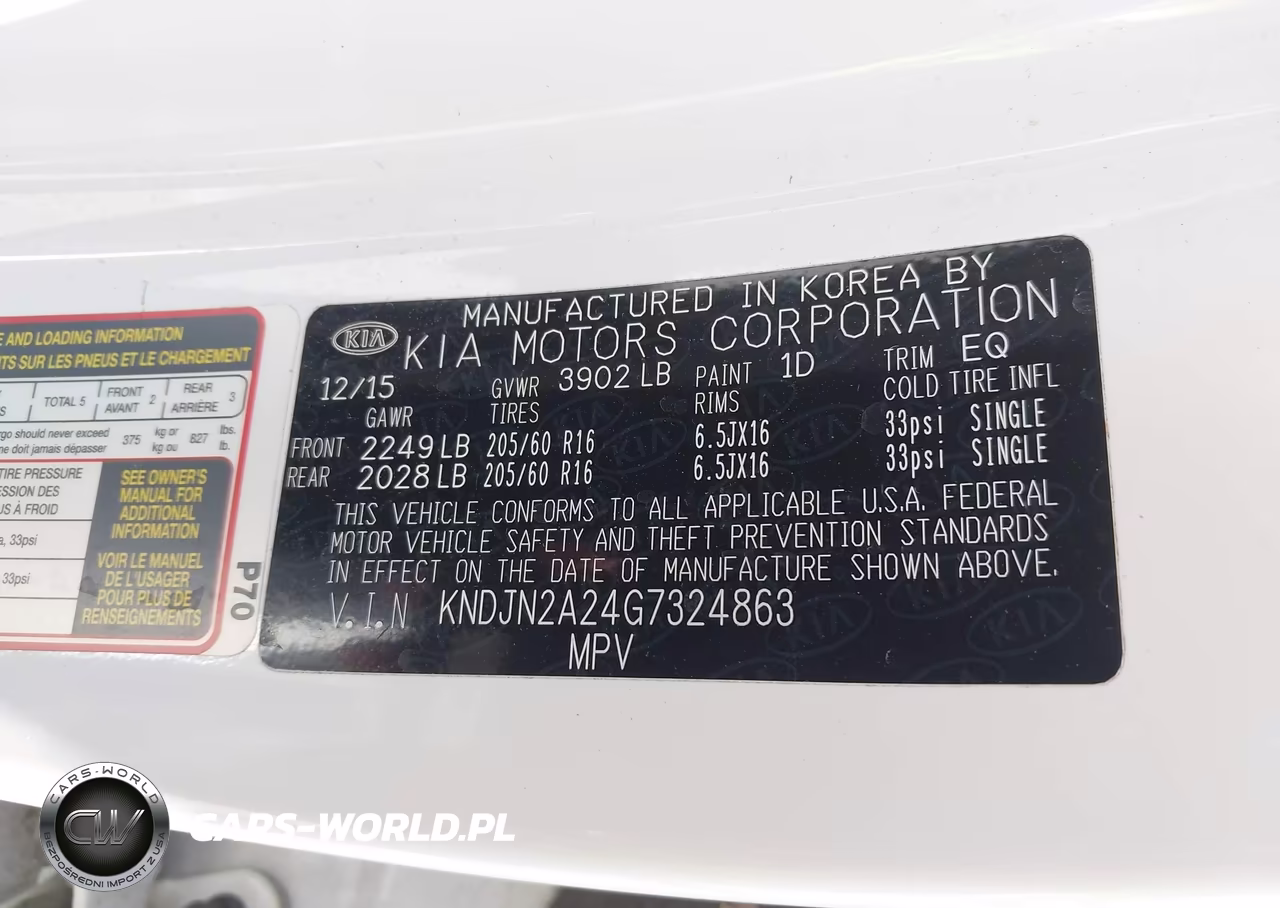 2016 Kia Soul VIN:KNDJN2A24G7324863 - 9
