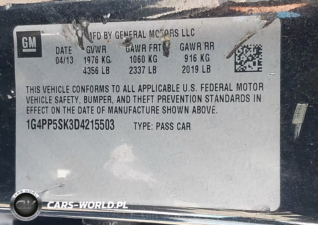 2013 Buick Verano VIN:1G4PP5SK3D4215503 - 9
