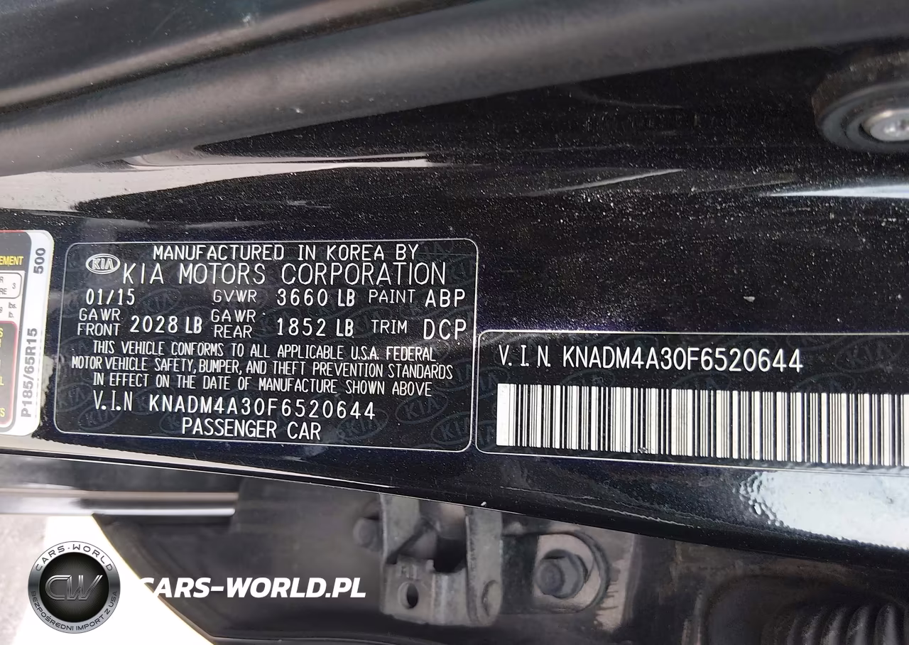 2015 Kia Rio Lx VIN:KNADM4A30F6520644 - 9