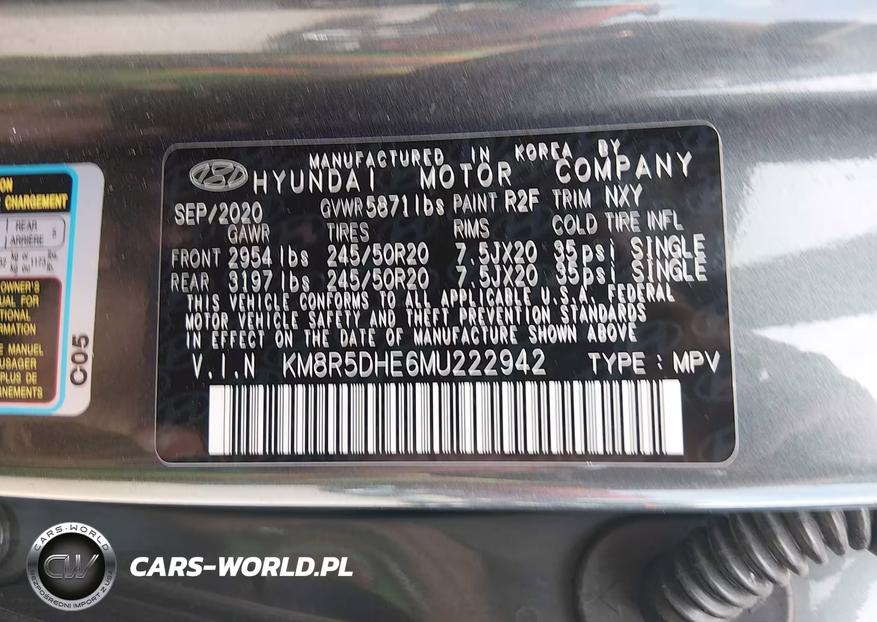 2021 Hyundai Palisade Limited VIN:KM8R5DHE6MU222942 - 9