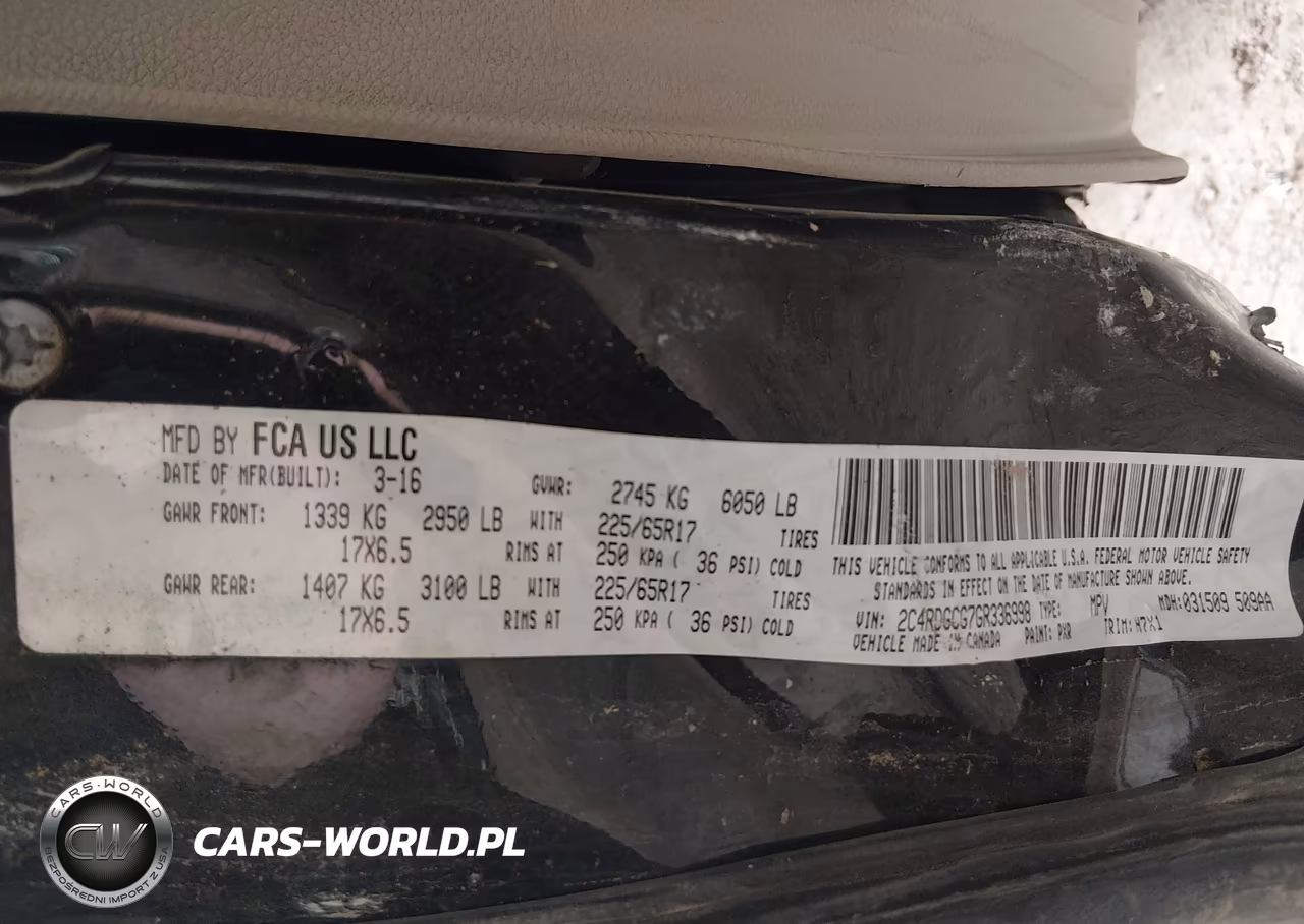 2016 Dodge Grand Caravan Sxt VIN:2C4RDGCG7GR336998 - 9