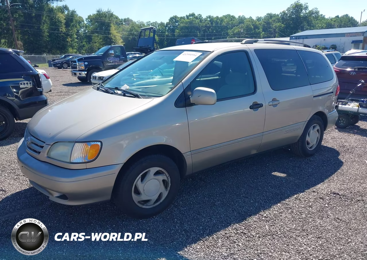2002 Toyota Sienna Le VIN:4T3ZF13CX2U492486 - 2
