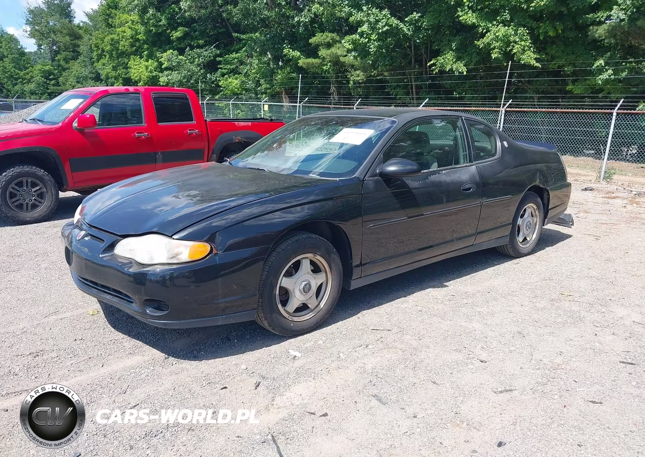 2000 Chevrolet Monte Carlo Ls VIN:2G1WW12E9Y9375922 - 2
