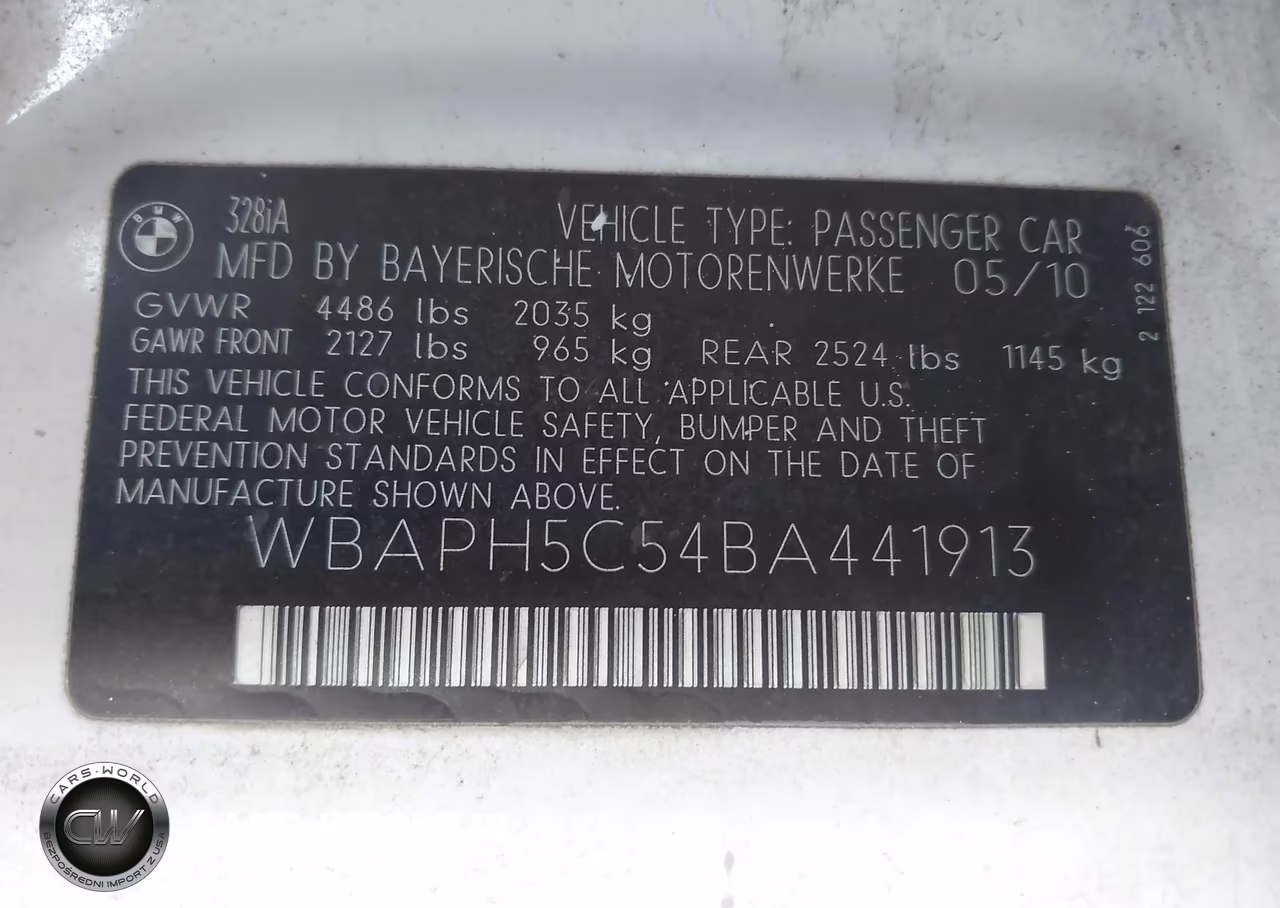 2011 BMW 328I VIN:WBAPH5C54BA441913 - 9