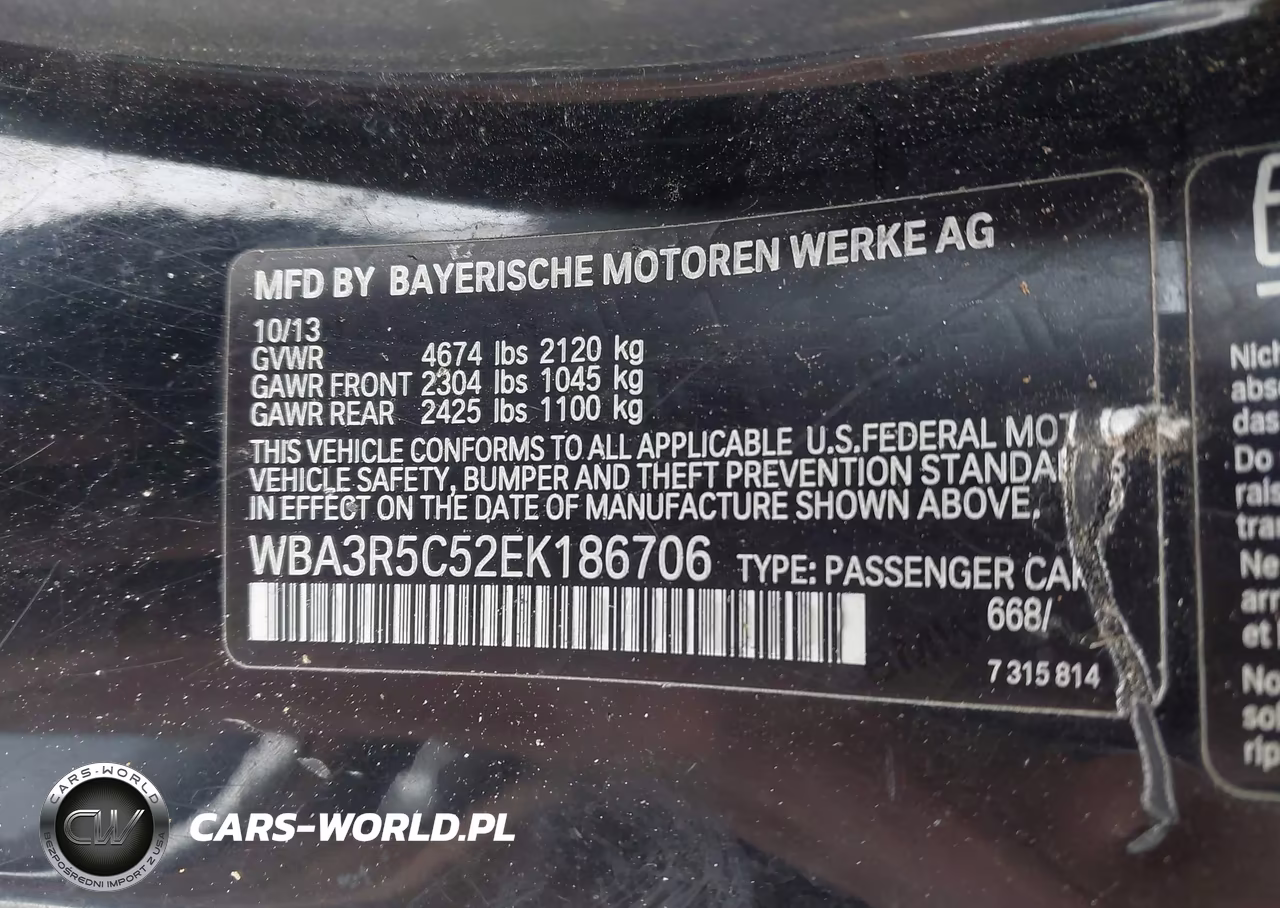 2014 BMW 435I xDrive VIN:WBA3R5C52EK186706 - 9