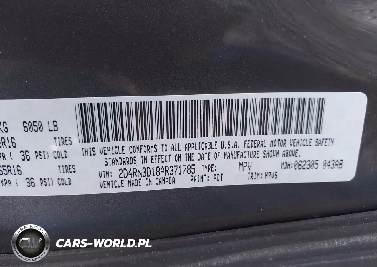 2010 Dodge Grand Caravan Hero VIN:2D4RN3D18AR371785 - 9