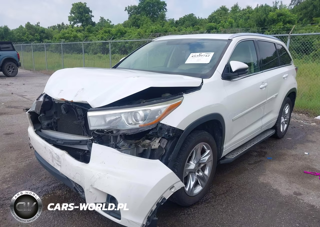 2014 Toyota Highlander Limited V6 VIN:5TDYKRFH6ES010499 - 2