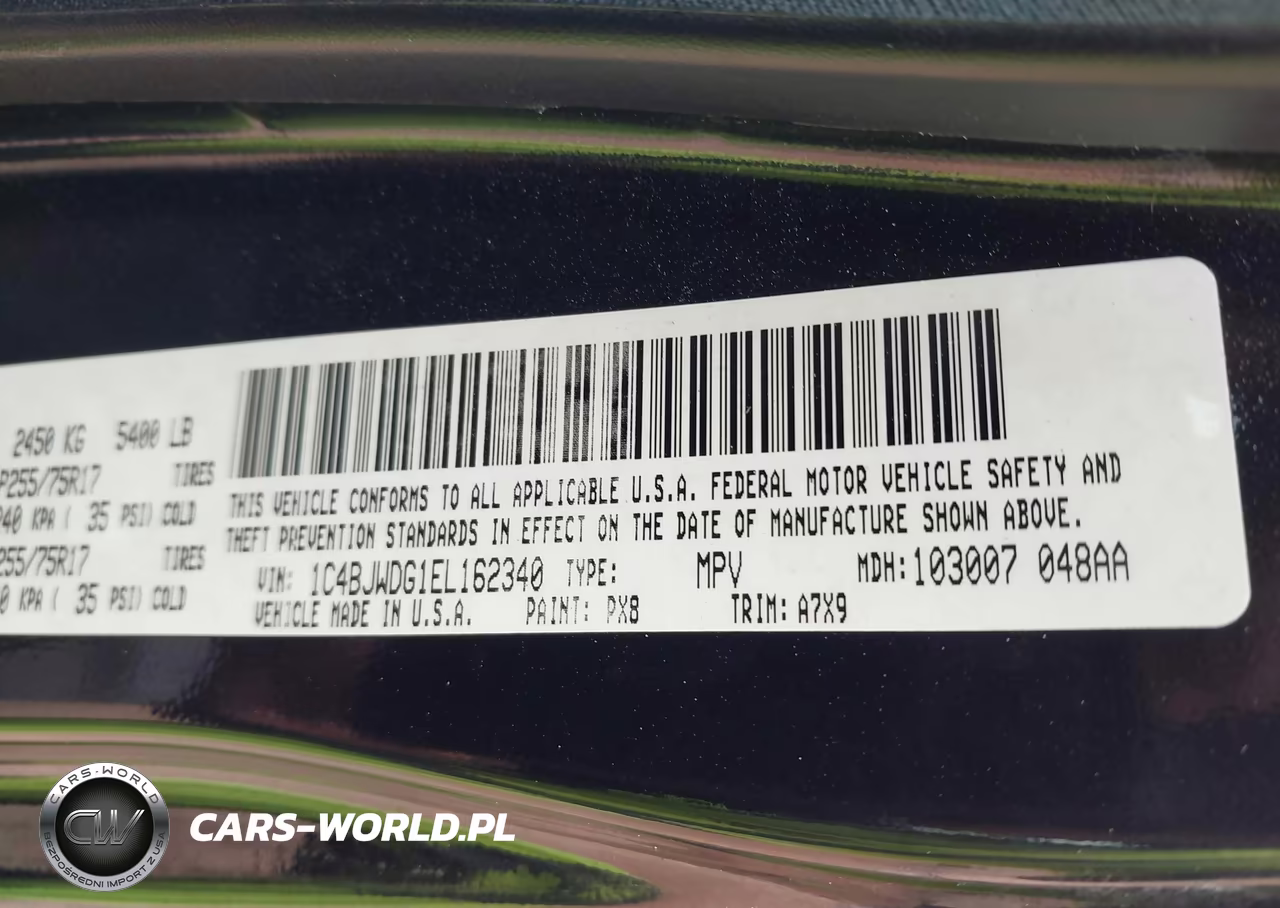 2014 Jeep Wrangler Unlimited Sport VIN:1C4BJWDG1EL162340 - 9