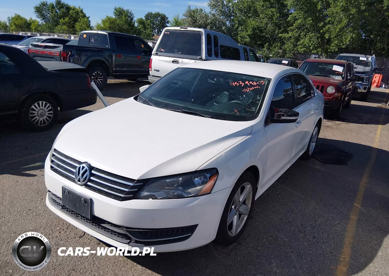 2013 Volkswagen Passat 2.5L Se VIN:1VWBP7A37DC151361 - 2