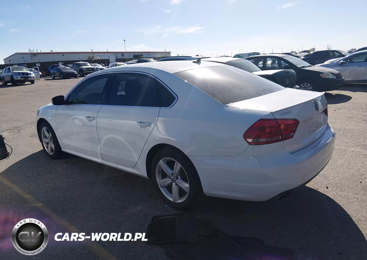2013 Volkswagen Passat 2.5L Se VIN:1VWBP7A37DC151361 - 3