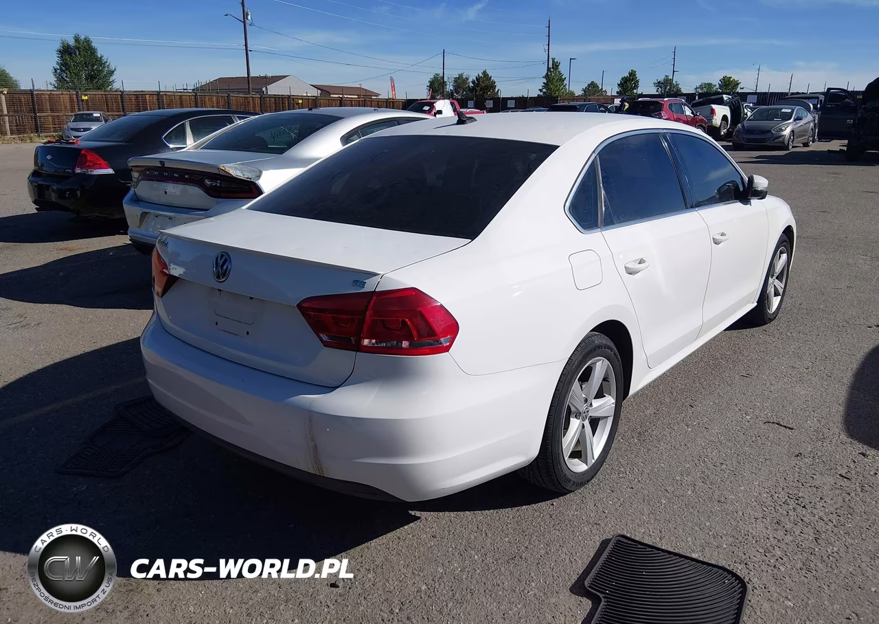 2013 Volkswagen Passat 2.5L Se VIN:1VWBP7A37DC151361 - 4