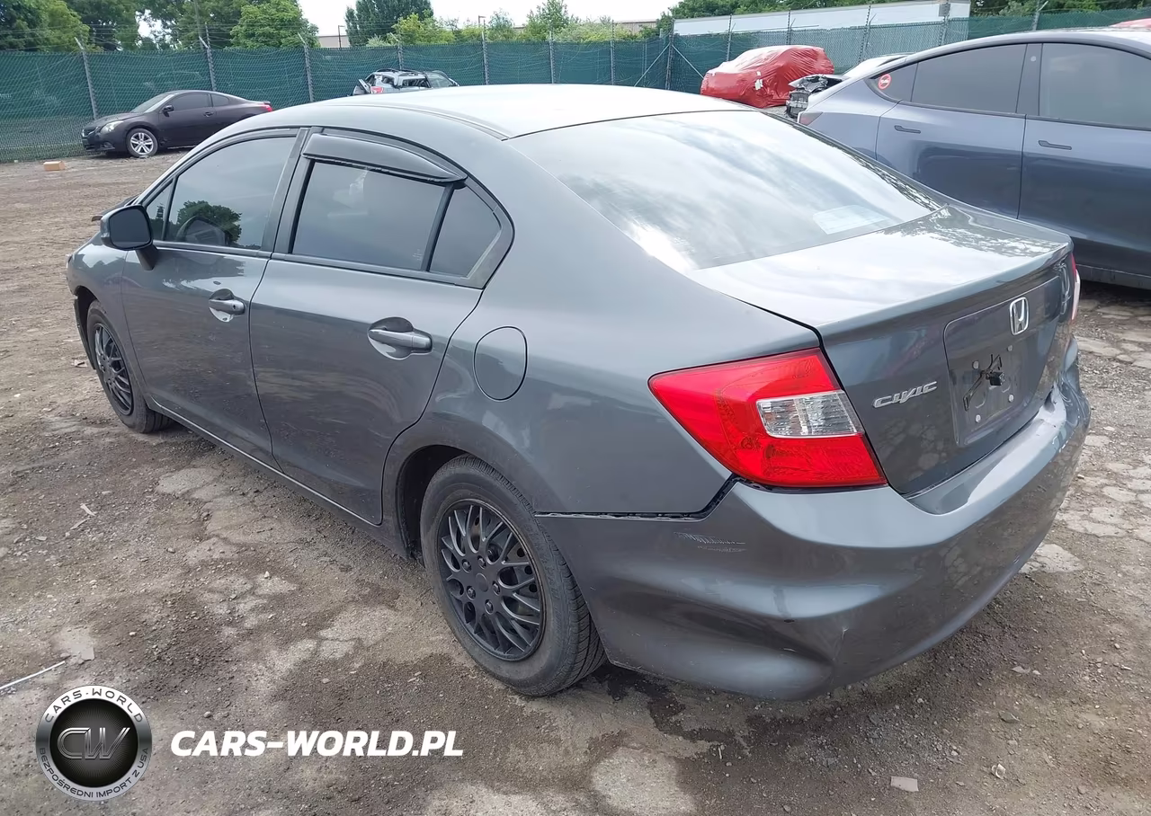 2012 Honda Civic Lx VIN:2HGFB2F54CH546014 - 3