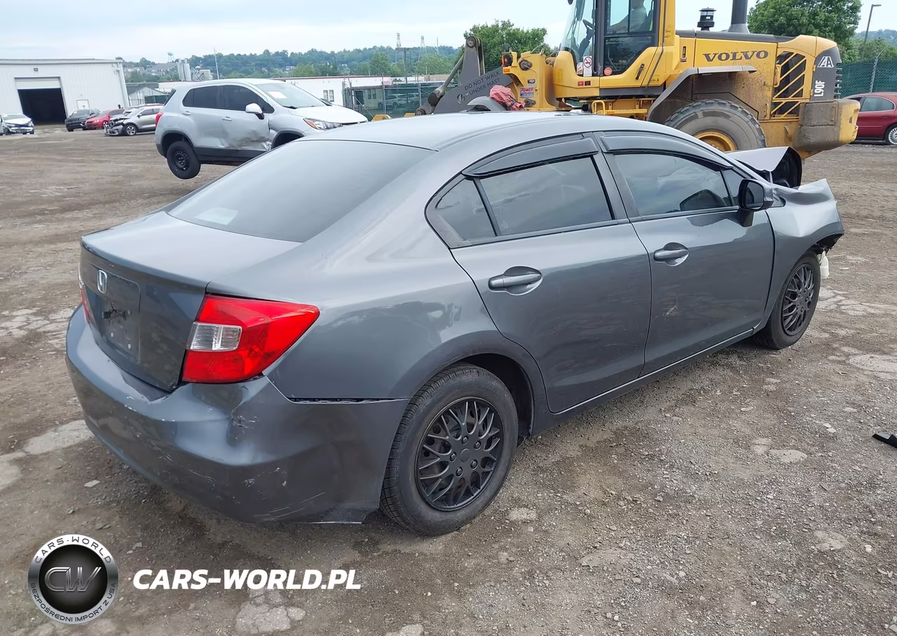 2012 Honda Civic Lx VIN:2HGFB2F54CH546014 - 4
