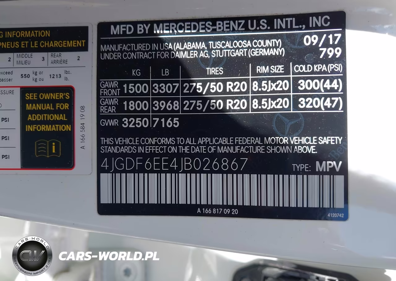 2018 Mercedes-Benz Gls 450 4Matic VIN:4JGDF6EE4JB026867 - 9