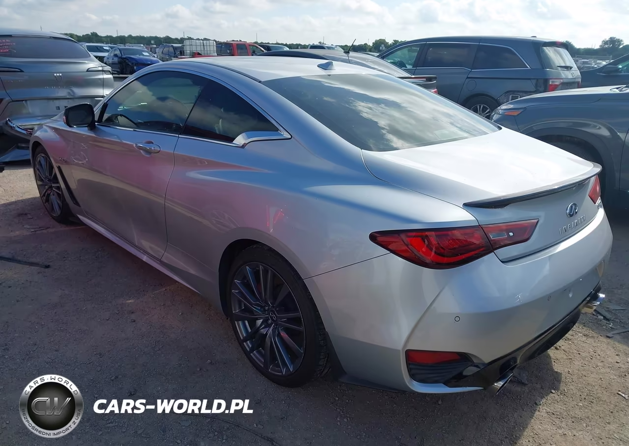 2017 Infiniti Q60 3.0T Red Sport 400 VIN:JN1FV7EK4HM610182 - 3