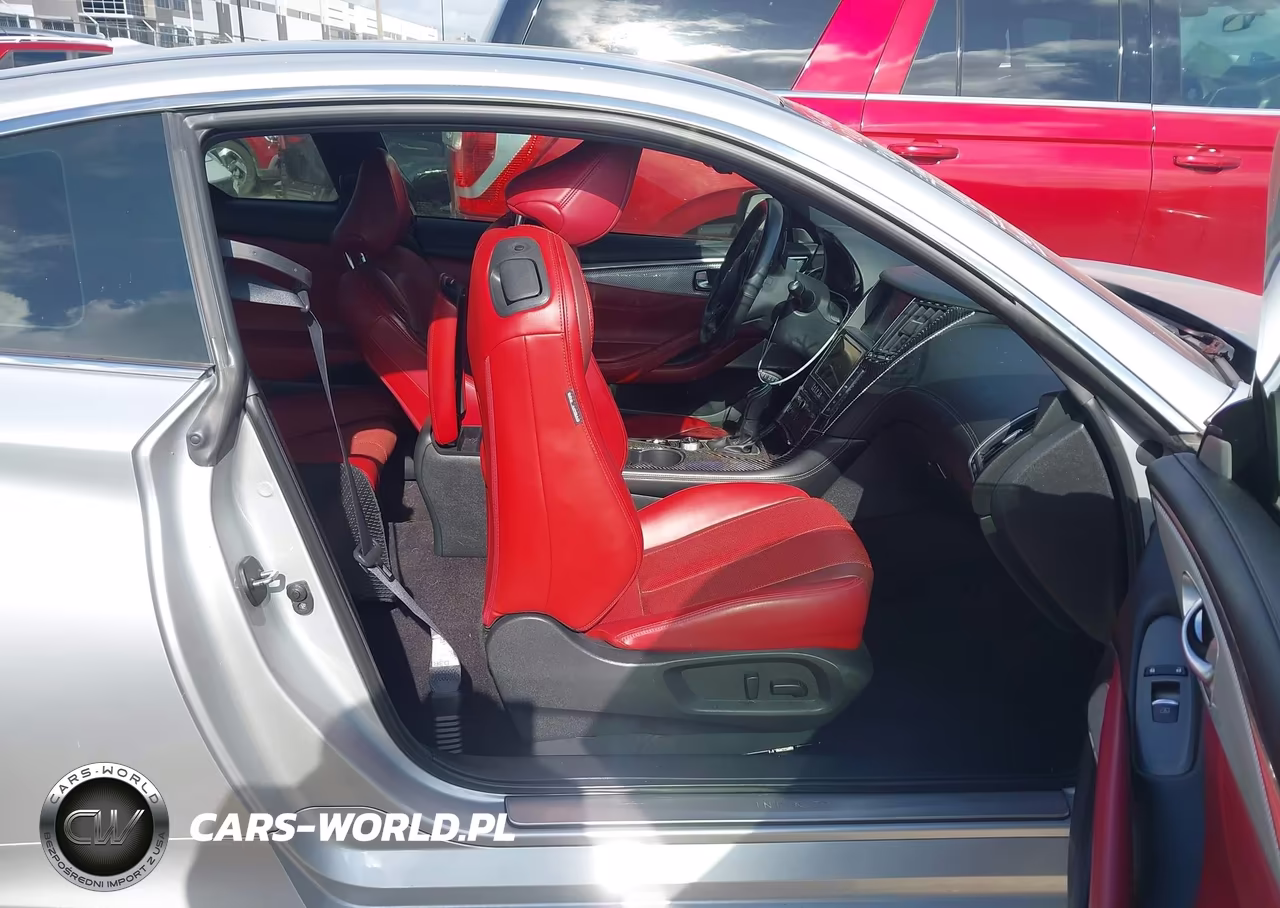 2017 Infiniti Q60 3.0T Red Sport 400 VIN:JN1FV7EK4HM610182 - 5