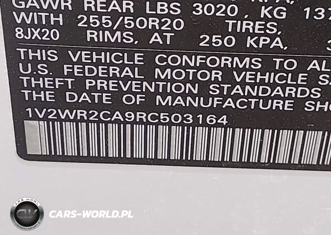 2024 Volkswagen Atlas 2.0T Se W-Technology VIN:1V2WR2CA9RC503164 - 9