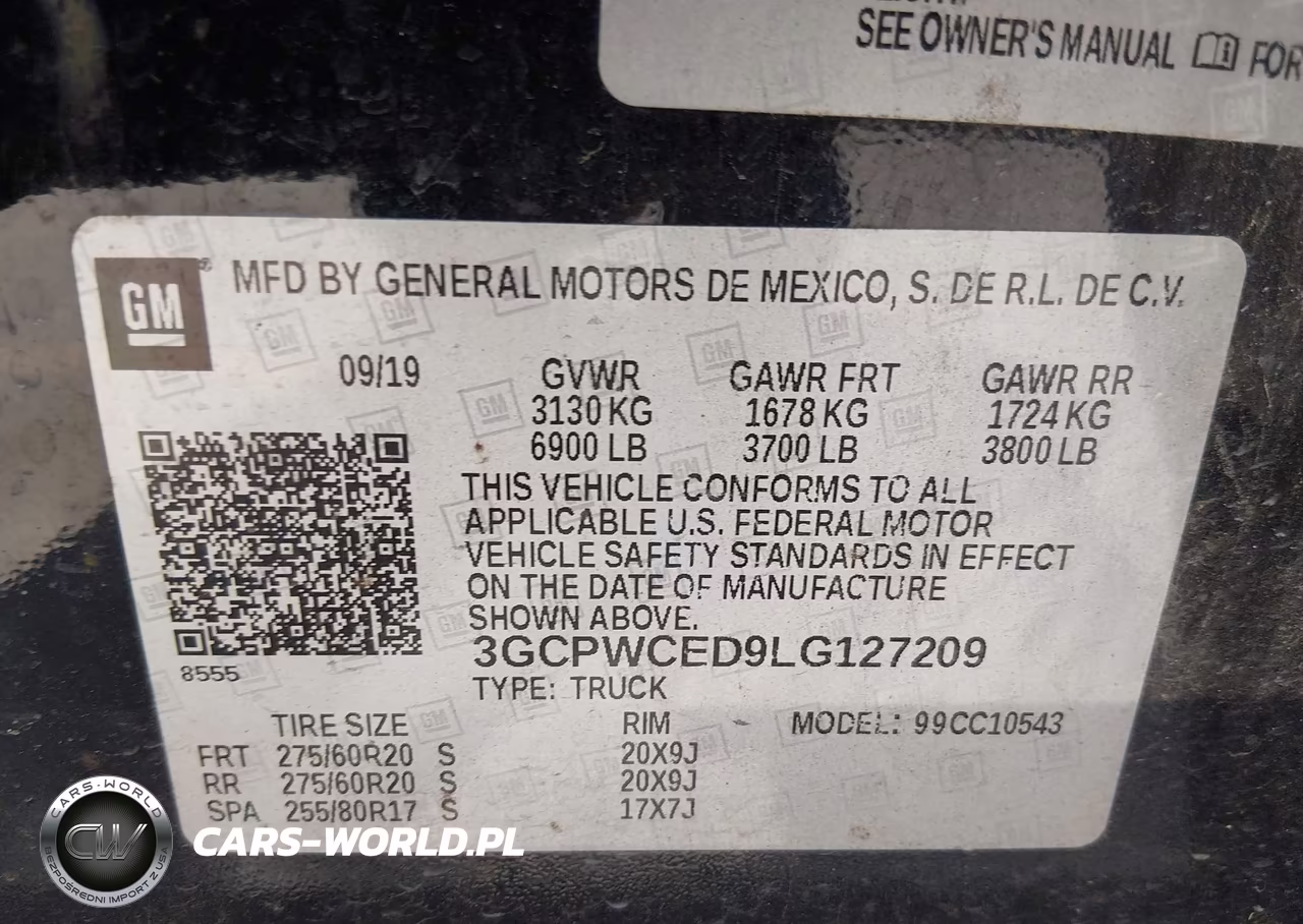2020 Chevrolet Silverado 1500 2Wd Short Bed Lt VIN:3GCPWCED9LG127209 - 9