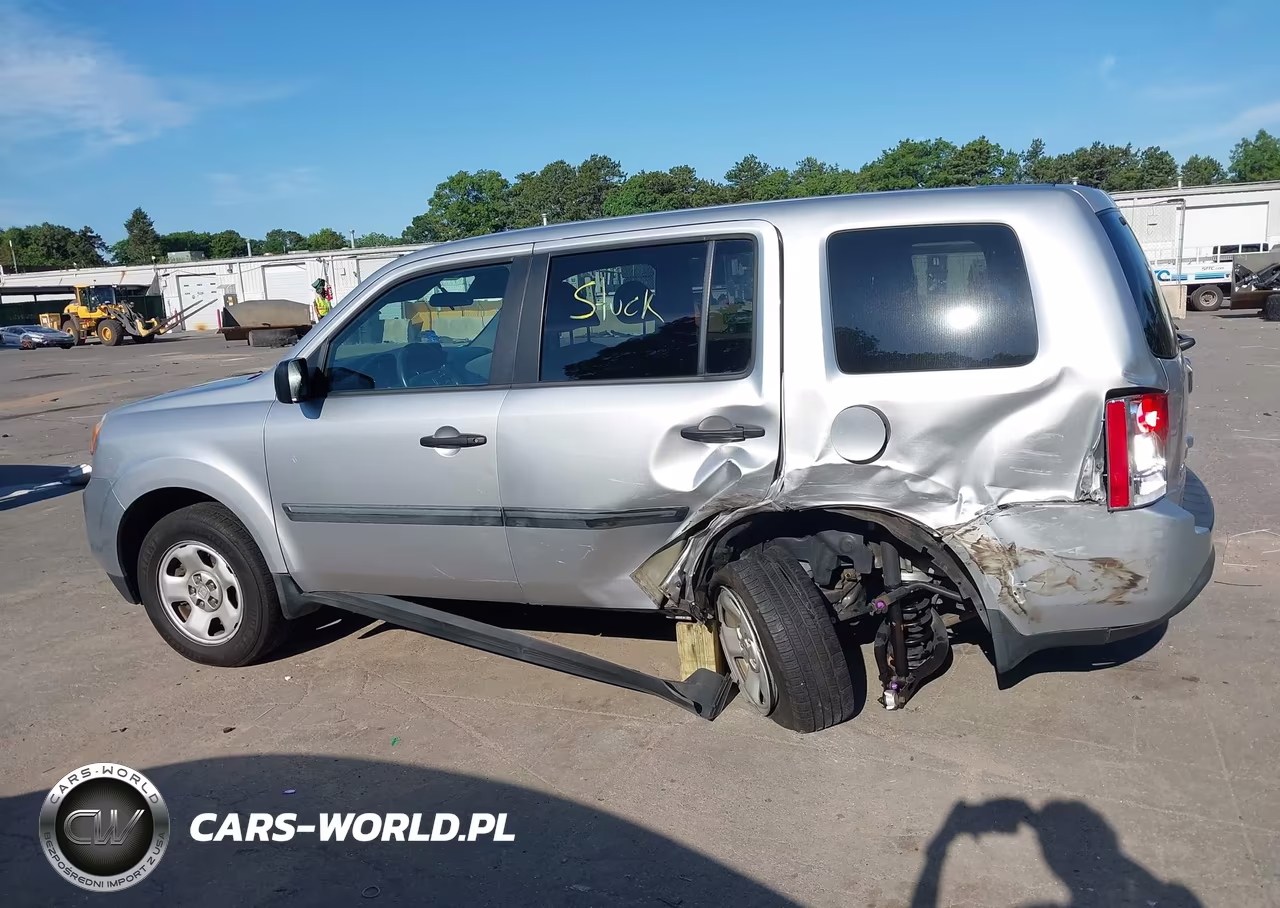 2014 Honda Pilot Lx VIN:5FNYF4H28EB043458 - 14