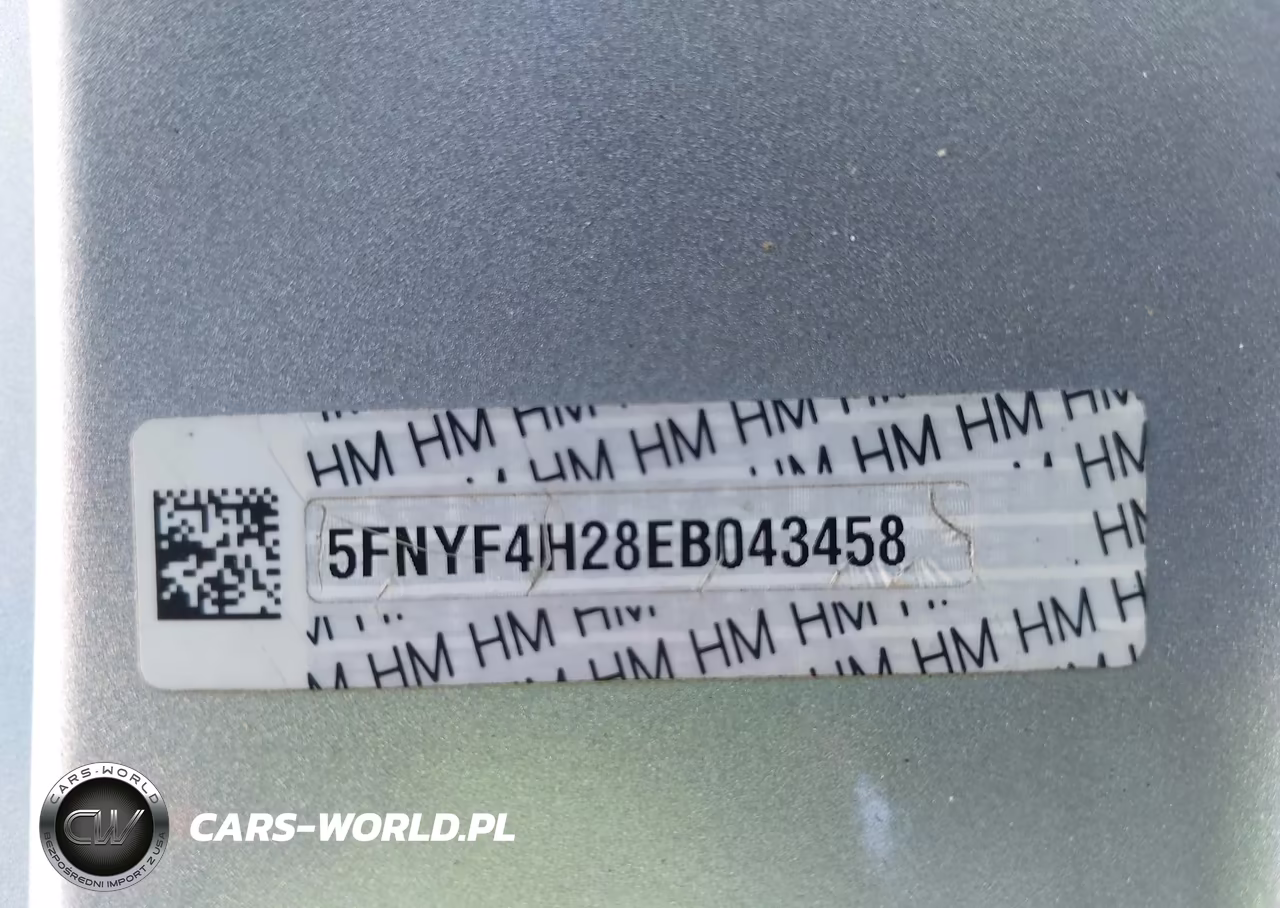2014 Honda Pilot Lx VIN:5FNYF4H28EB043458 - 18