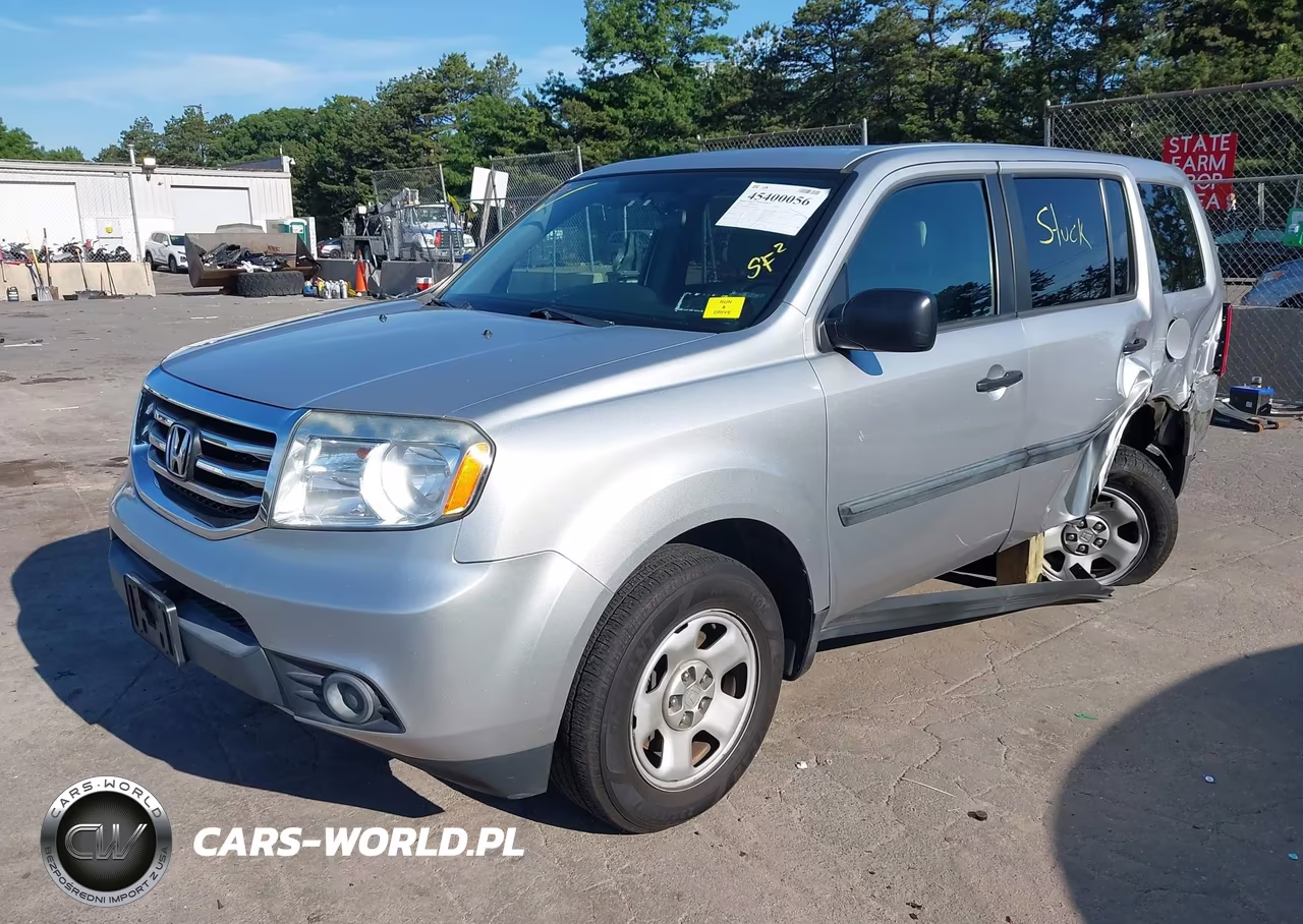2014 Honda Pilot Lx VIN:5FNYF4H28EB043458 - 2