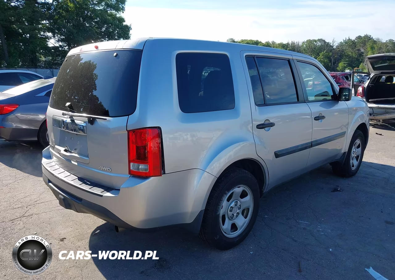 2014 Honda Pilot Lx VIN:5FNYF4H28EB043458 - 4