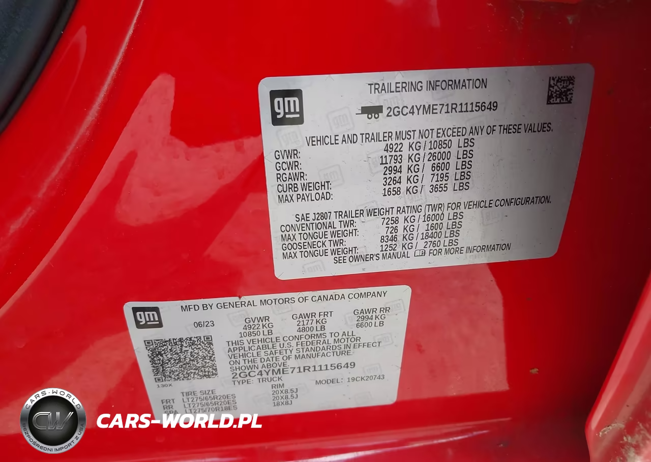 2024 Chevrolet Silverado 2500Hd 4Wd Standard Bed Custom VIN:2GC4YME71R1115649 - 9