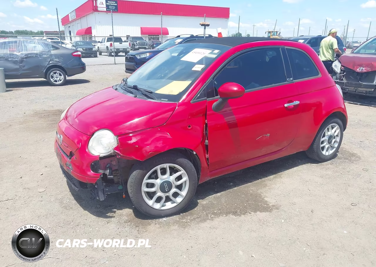 2013 Fiat 500C Pop VIN:3C3CFFDR0DT612199 - 2