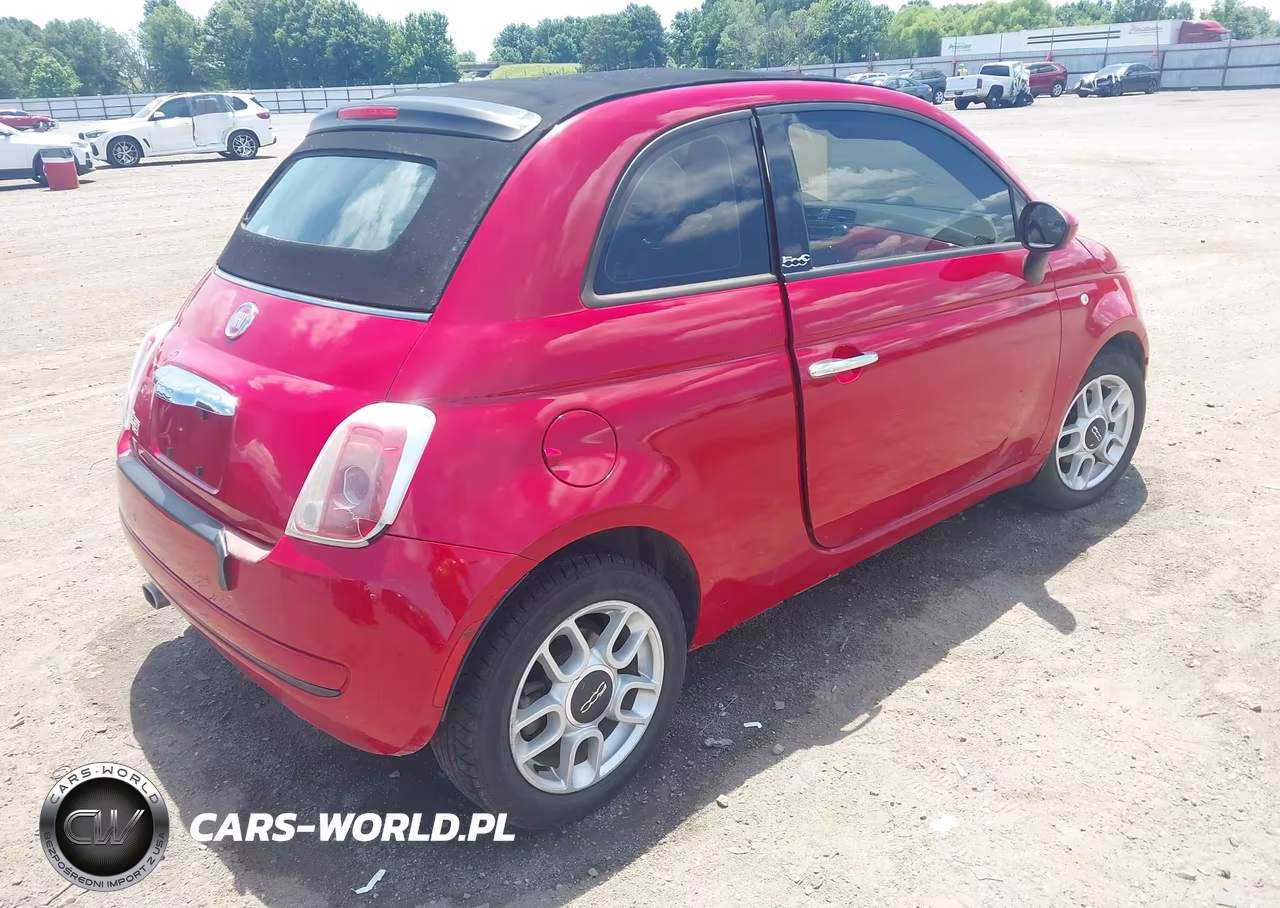 2013 Fiat 500C Pop VIN:3C3CFFDR0DT612199 - 4