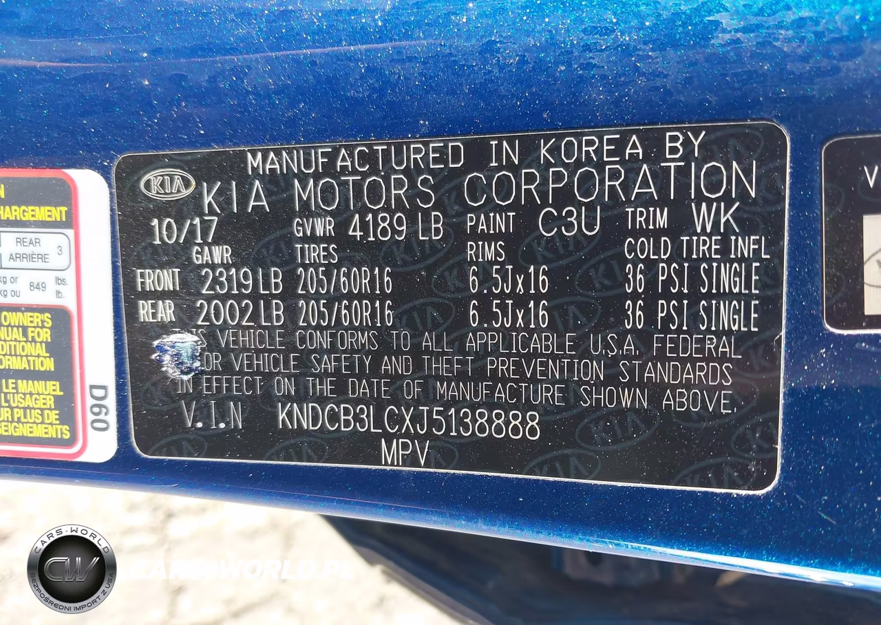 2018 Kia Niro Lx VIN:KNDCB3LCXJ5138888 - 9
