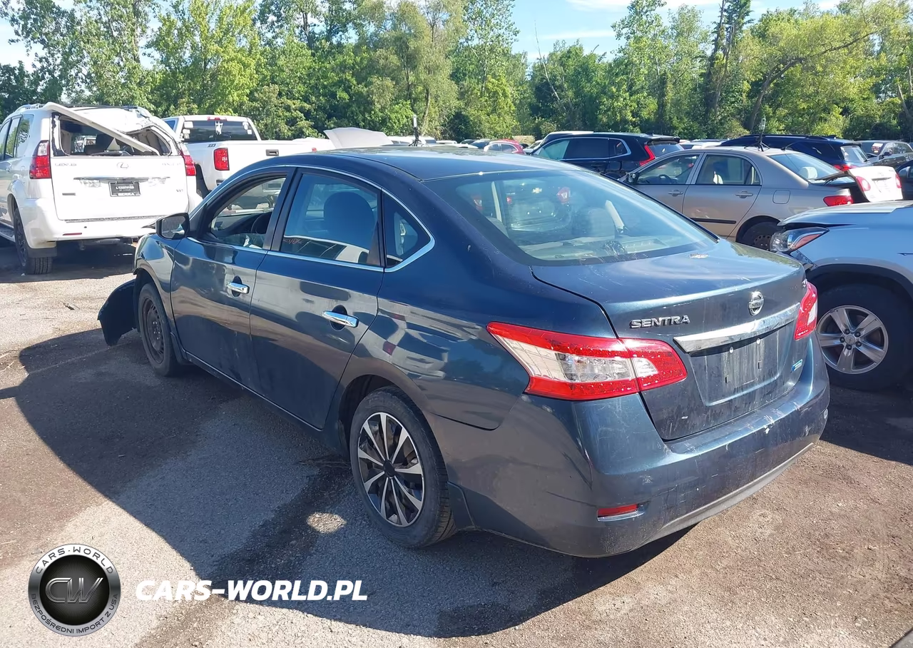 2014 Nissan Sentra Sv VIN:3N1AB7APXEL677900 - 3