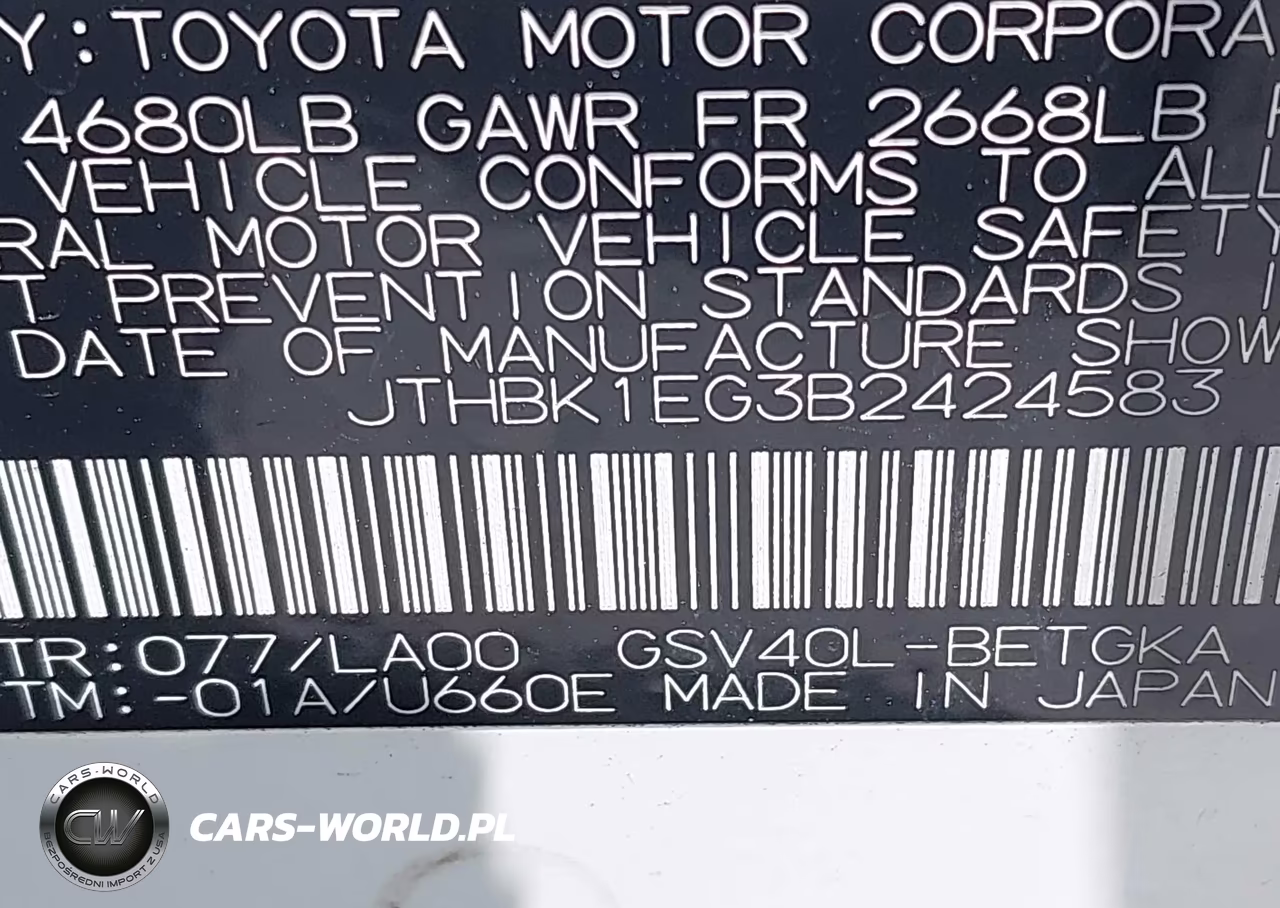 2011 Lexus Es 350 VIN:JTHBK1EG3B2424583 - 9