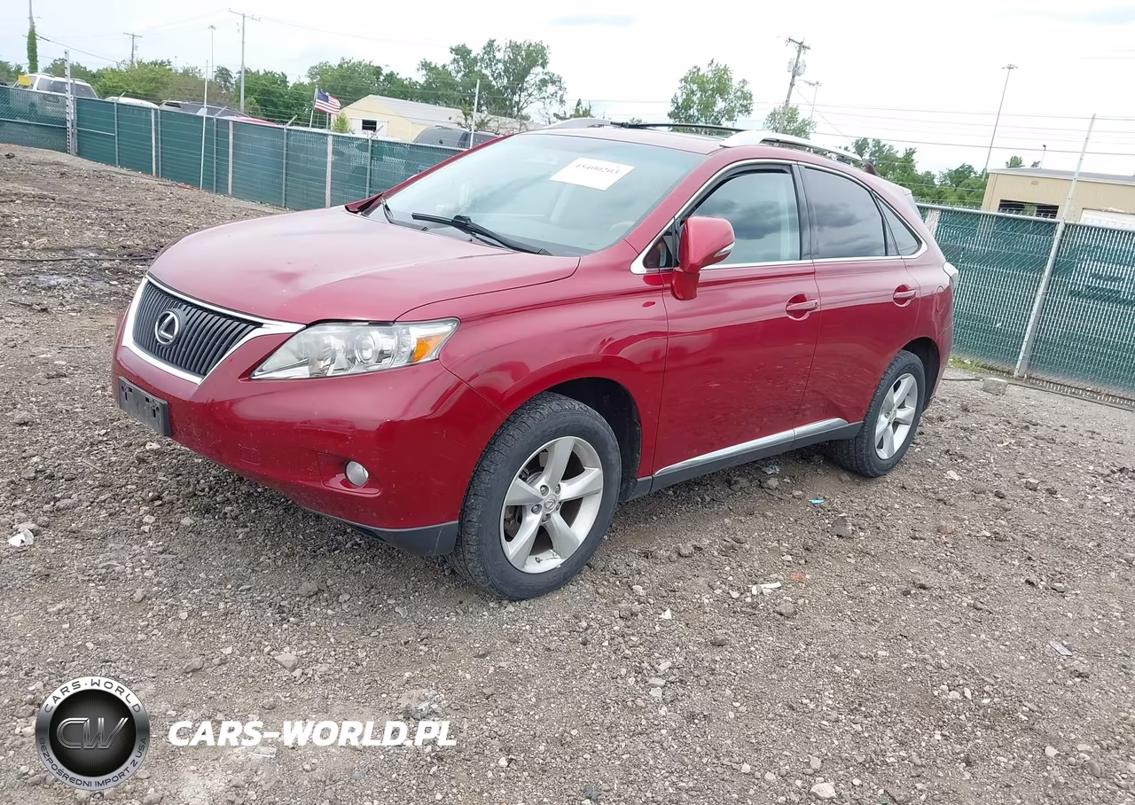2010 Lexus Rx 350 VIN:2T2BK1BA0AC011792 - 2