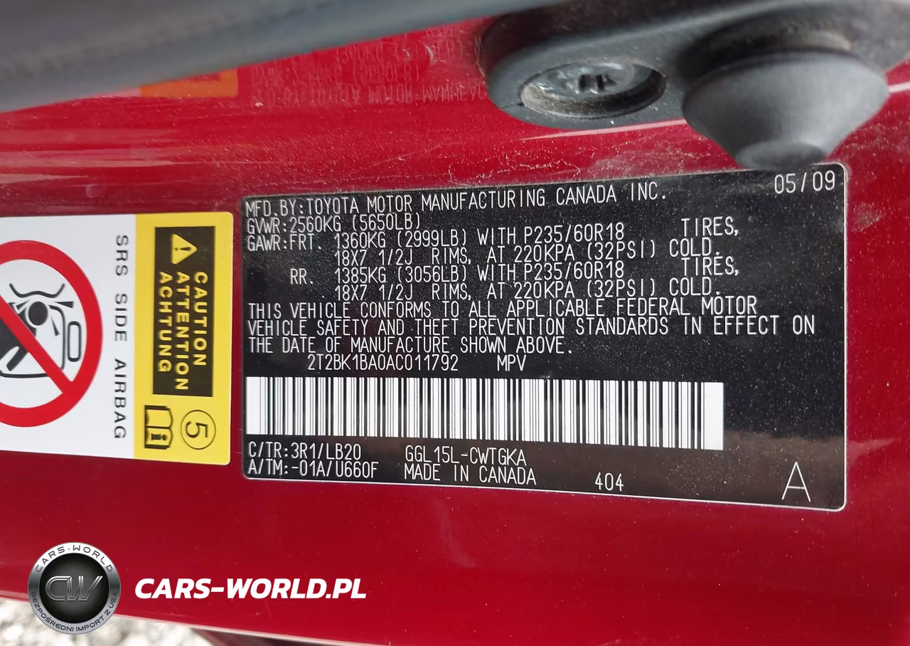 2010 Lexus Rx 350 VIN:2T2BK1BA0AC011792 - 9
