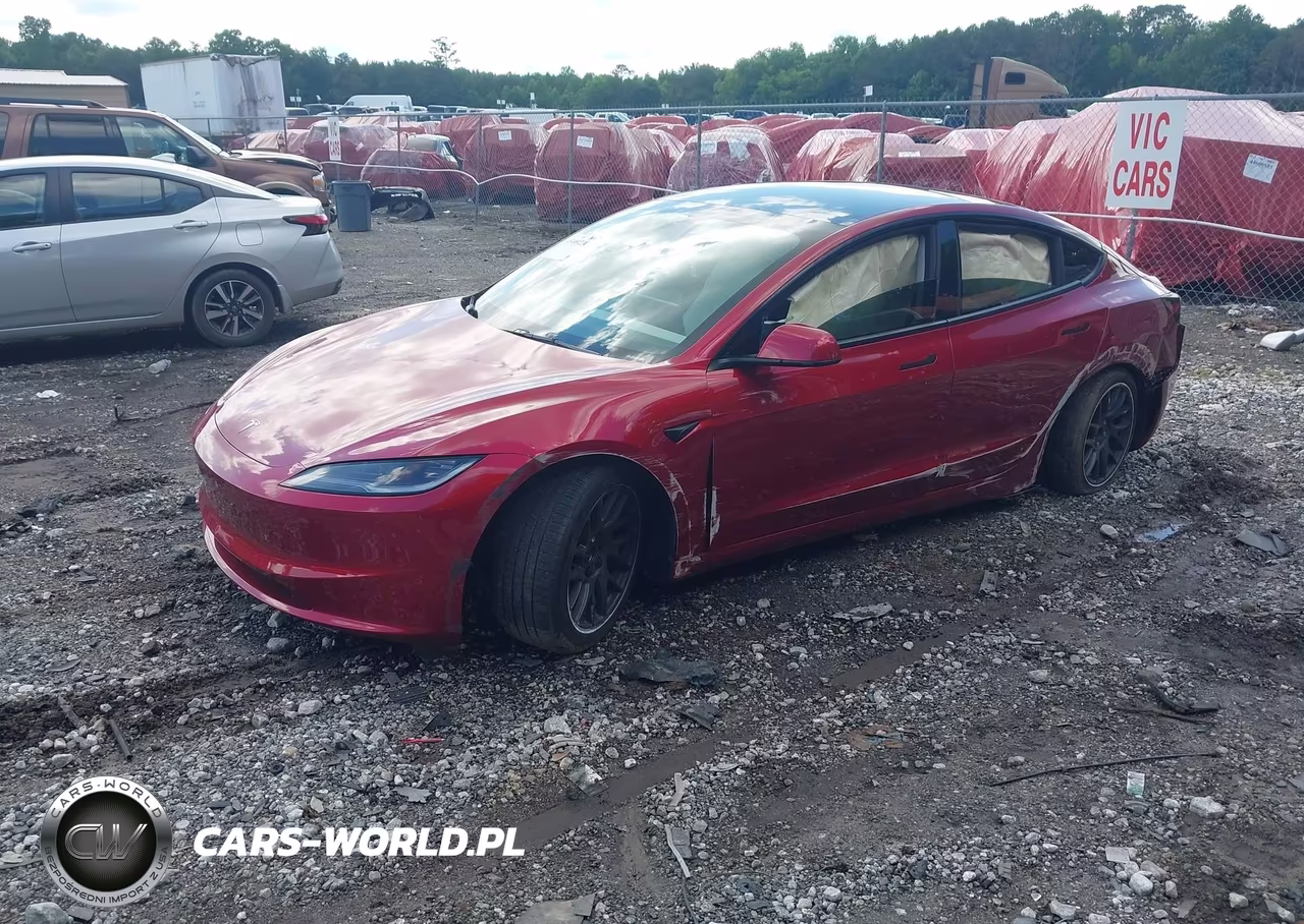 2024 Tesla Model 3 Long Range Dual Motor All-Wheel Drive-Rear-Wheel Drive VIN:5YJ3E1EAXRF830215 - 2
