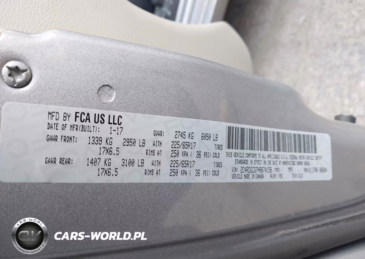 2017 Dodge Grand Caravan Sxt VIN:2C4RDGCG7HR674158 - 9