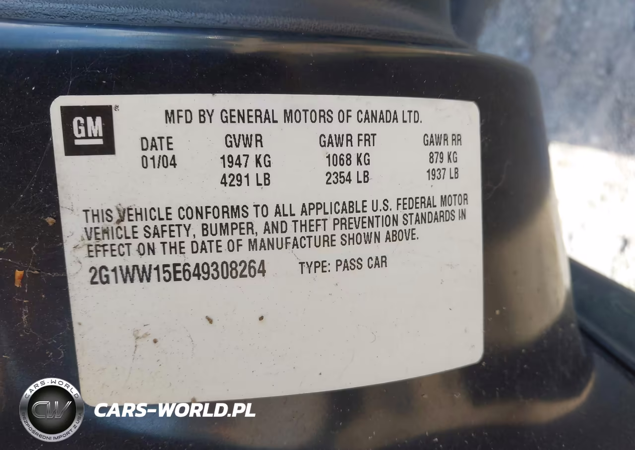 2004 Chevrolet Monte Carlo Ls VIN:2G1WW15E649308264 - 9