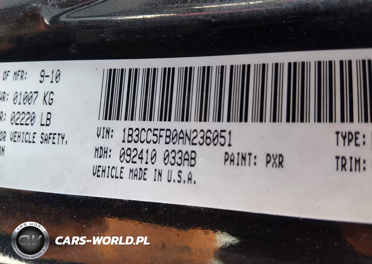 2010 Dodge Avenger R-T VIN:1B3CC5FB0AN236051 - 9