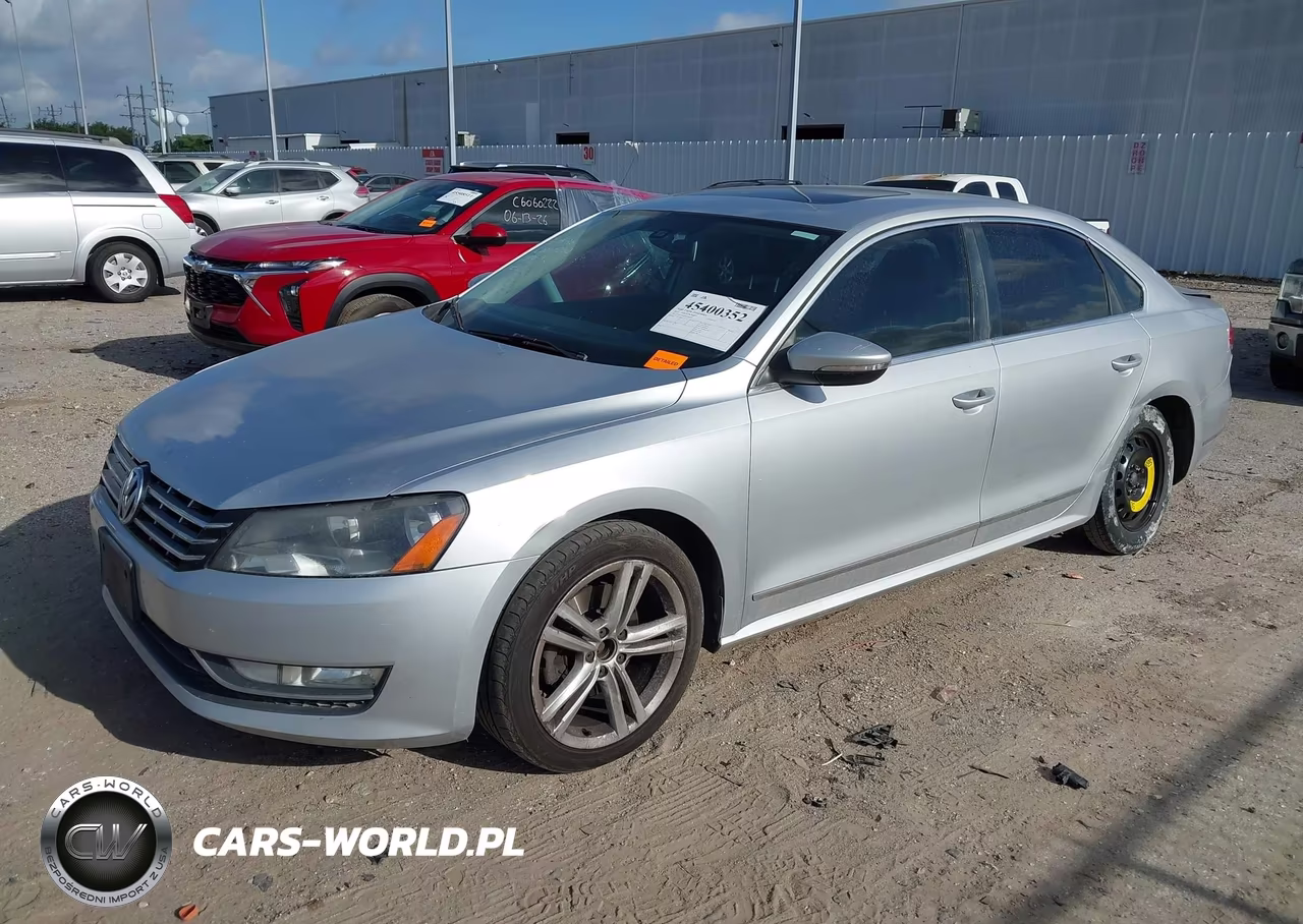 2012 Volkswagen Passat 2.0L Tdi Sel Premium VIN:1VWCN7A37CC082955 - 2