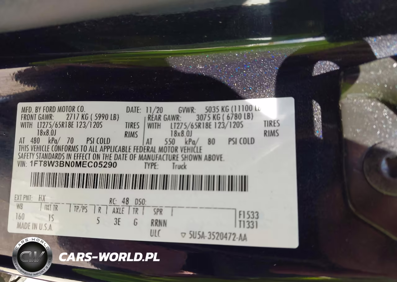 2021 Ford F-350 Xl VIN:1FT8W3BN0MEC05290 - 9