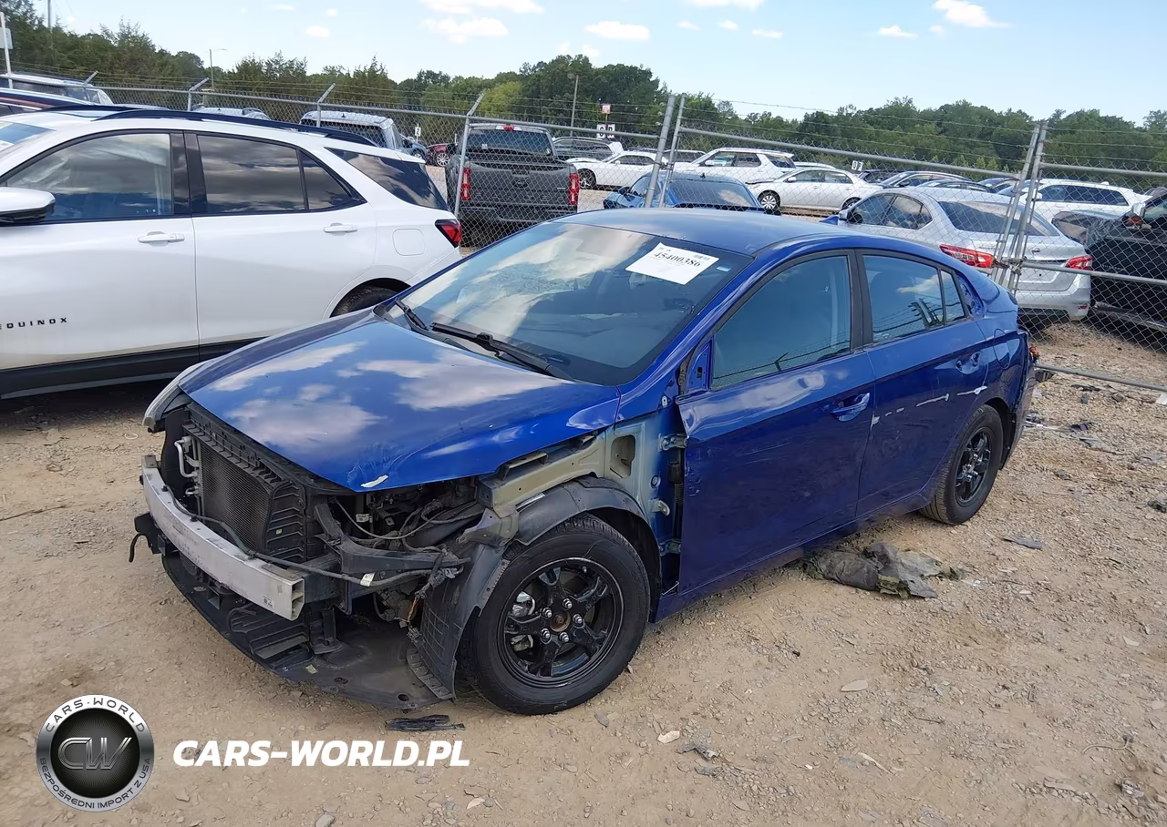 2019 Hyundai Ioniq Hybrid Blue VIN:KMHC65LC7KU179742 - 2