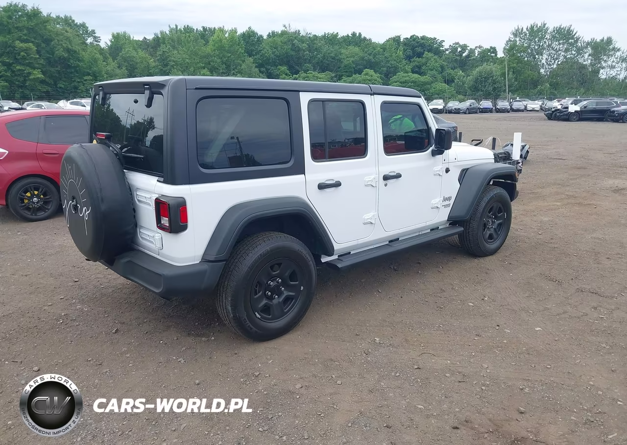 2021 Jeep Wrangler Unlimited Sport 4X4 VIN:1C4HJXDN8MW526393 - 4