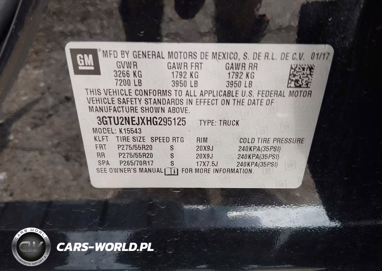 2017 GMC Sierra 1500 Slt VIN:3GTU2NEJXHG295125 - 9