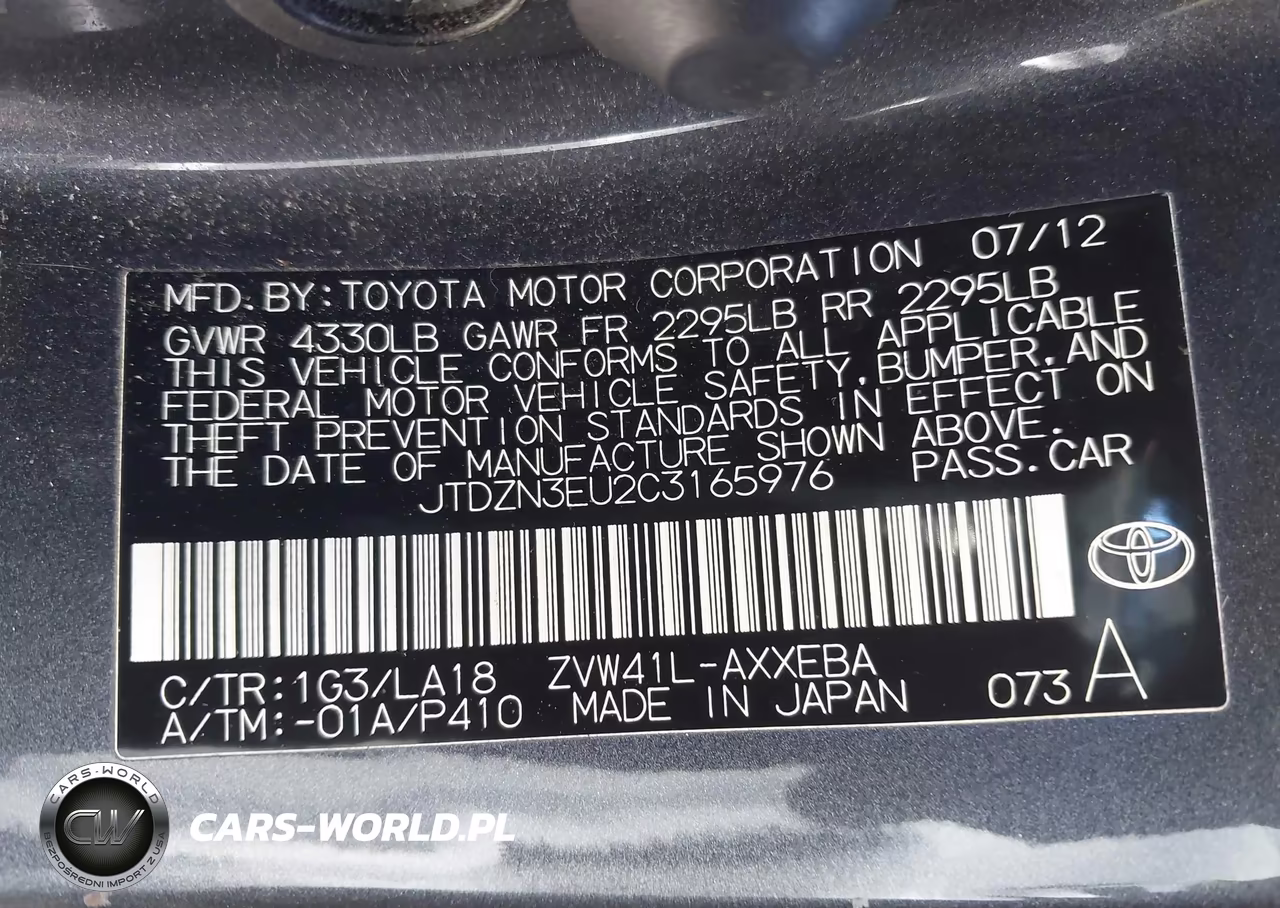 2012 Toyota Prius V Five VIN:JTDZN3EU2C3165976 - 9