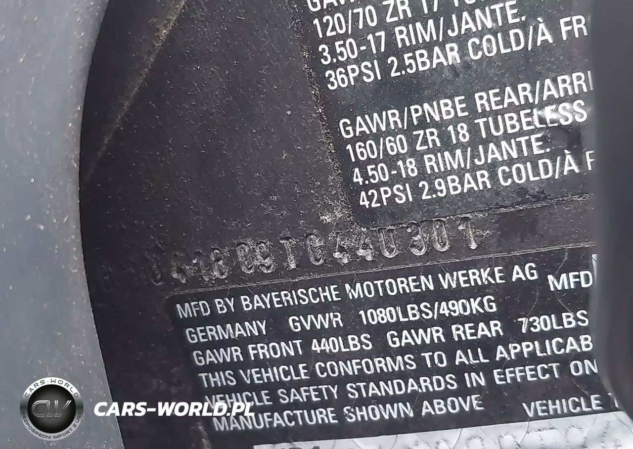 1996 BMW R1100 Rt-Rtl VIN:WB1041809T0440301 - 10