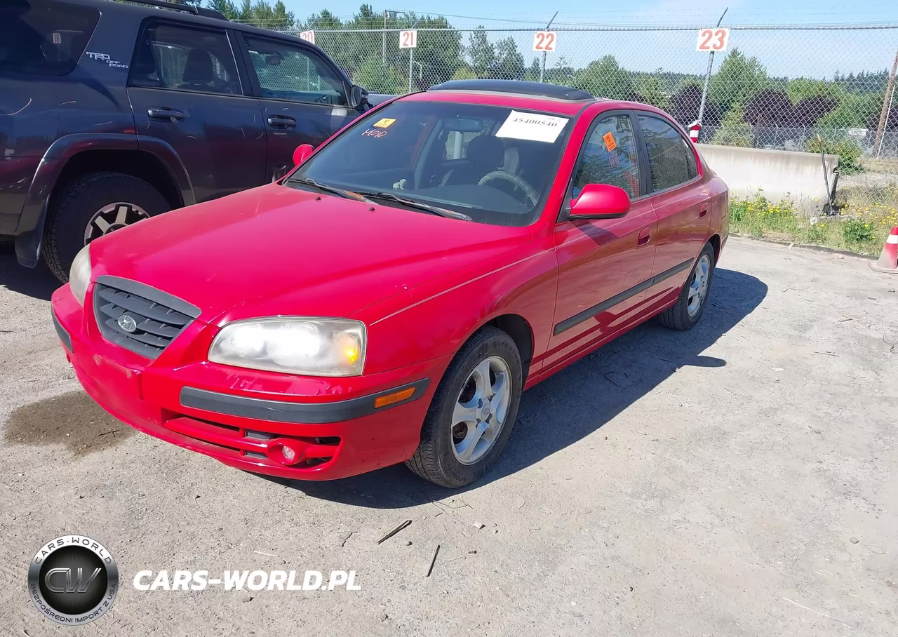 2005 Hyundai Elantra Gls-Gt VIN:KMHDN46D45U165095 - 2