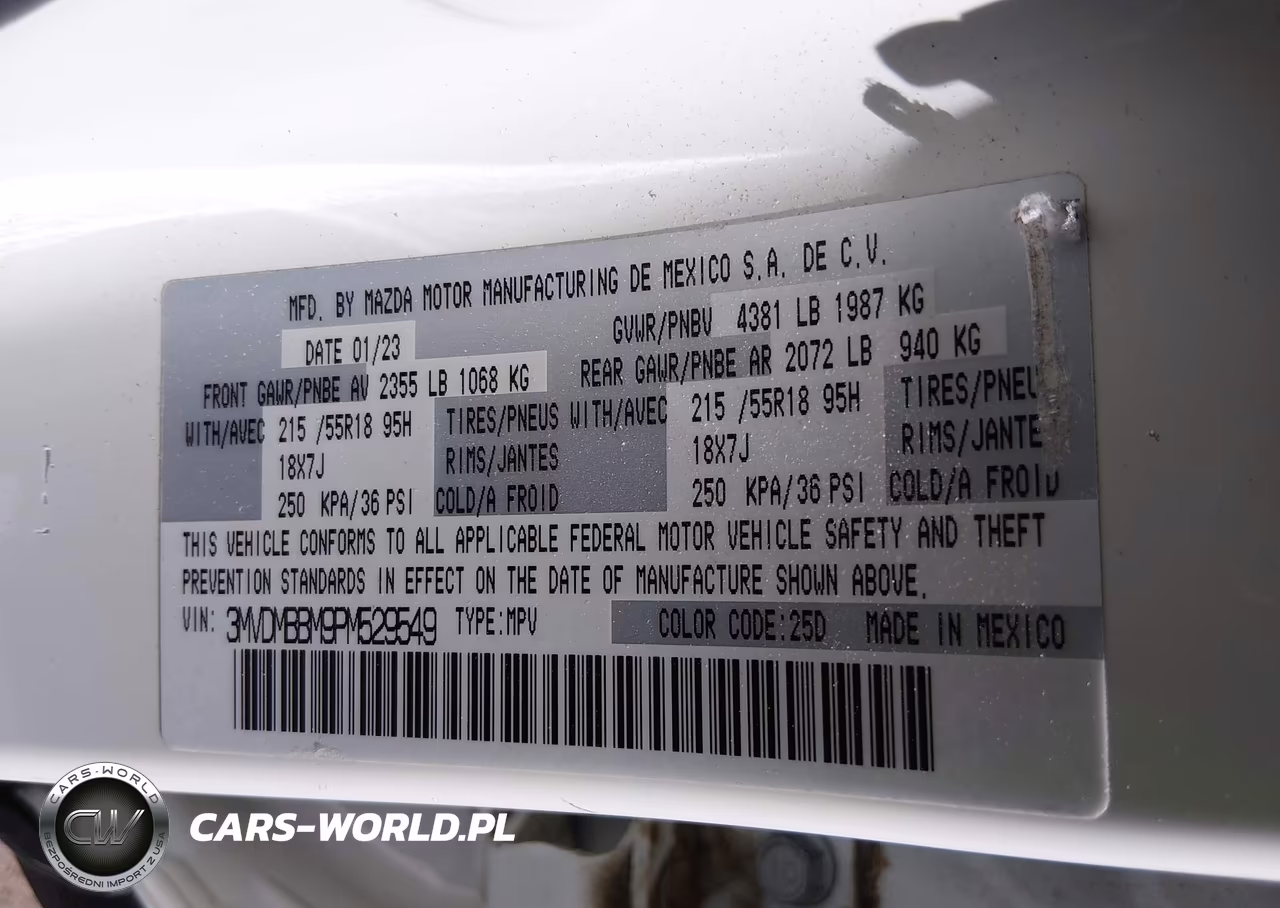 2023 Mazda Cx-30 2.5 S Select VIN:3MVDMBBM9PM529549 - 9